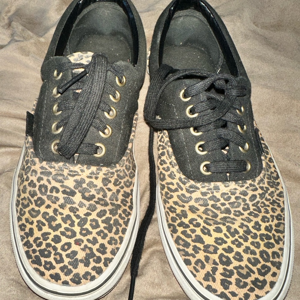 Cute leopard print Vans sneakers
